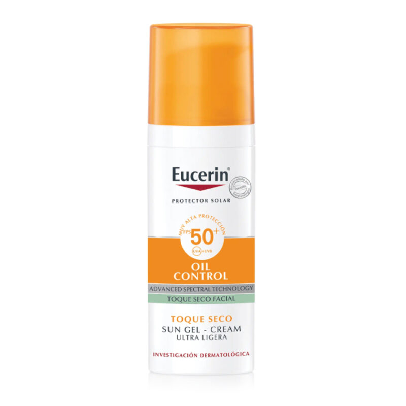 EUCERIN BLOQUEADOR OIL CONTROL TOQUE SECO SUN GEL CREAM FPS 50+
