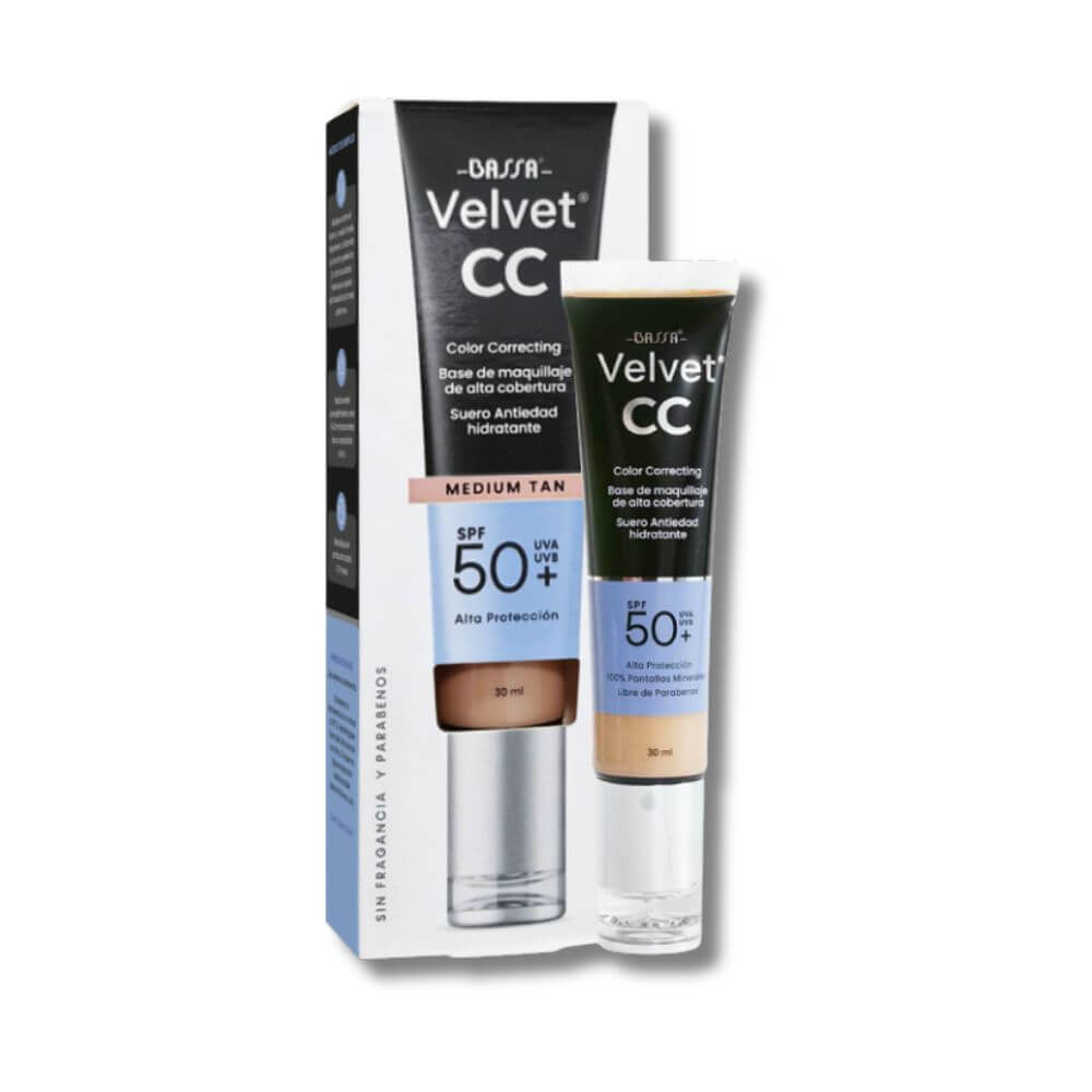BASSA VELVET CC COLOR CORRECTING MEDIUM TAN