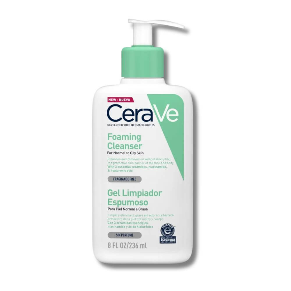 CERAVE GEL LIMPIADOR ESPUMA 236ML