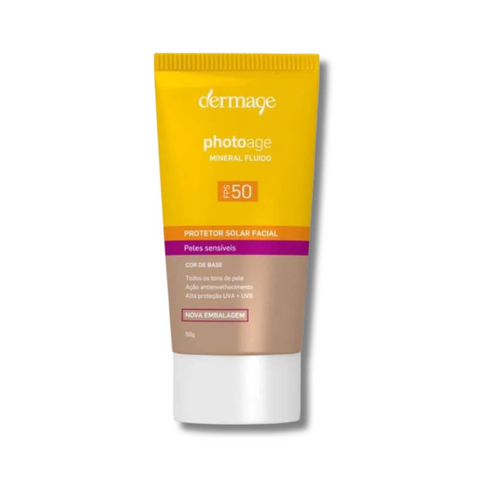 DERMAGE PHOTOAGE MINERAL FLUIDO SIN COLOR FPS 50 - 50 ML